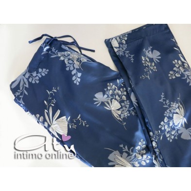 Composé donna Venere 1521 Vestaglia + top + pantalone palazzo