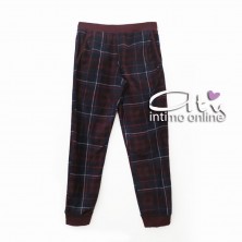 Pigiama  in micropile bordeaux Coveri homewear EP3079