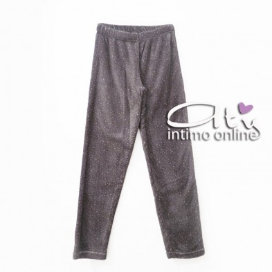 Pigiama in coral grigio con bottoni Infiore Saturn SAT650066