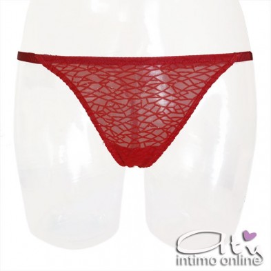 Lormar completo reggiseno super push up +2 taglie glitter rosso INT0029