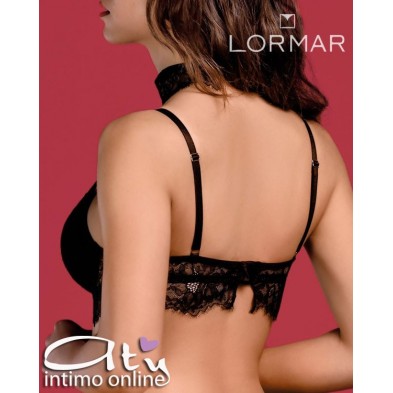 Lormar completo con reggiseno sexy con collare in pizzo STA10095