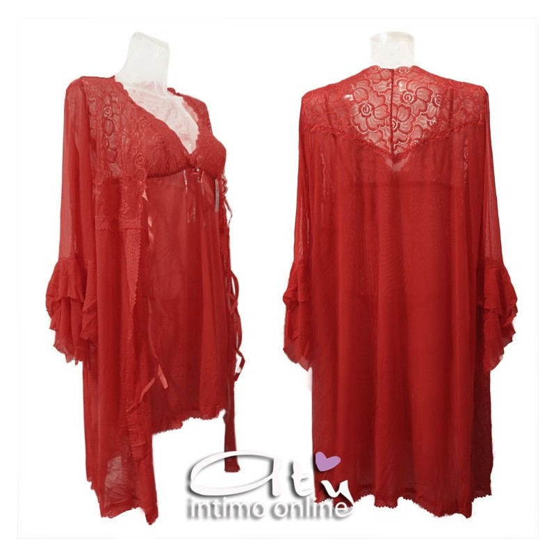 Completino vestaglietta e sexy babydoll 1193