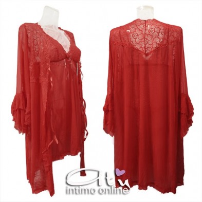 Completino vestaglietta e sexy babydoll 1193