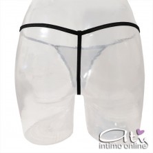 Babydoll sottoveste con apertura frontale sexy e perizoma 1838 Softline lingerie