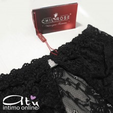 Set reggicalze strass + perizoma ChiliRose lingerie CR3618