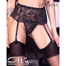 Set reggicalze + calze + perizoma ChiliRose CR4272