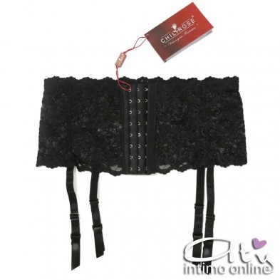 Set reggicalze + calze + perizoma ChiliRose CR4272