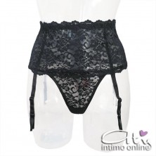 Set reggicalze + calze + perizoma ChiliRose CR4272