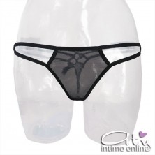 Perizoma sexy con anelli e stringhe elastiche SoftLine 2285