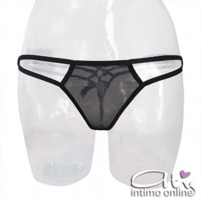 Perizoma sexy con anelli e stringhe elastiche SoftLine 2285