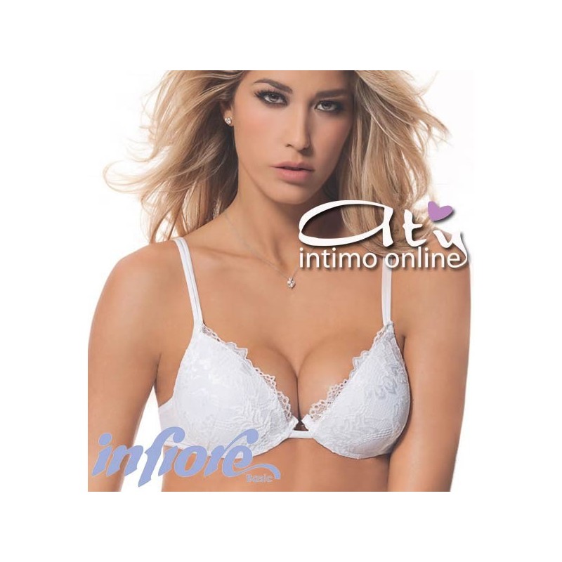 Reggiseno Push-up in pizzo coppa gel Infiore 1000