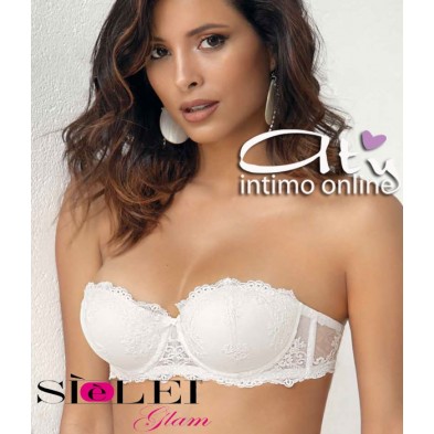 reggiseno a Fascia graduata SièLei 1948 in tulle Glam