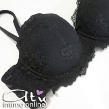 reggiseno a Fascia graduata SièLei 1948 in tulle Glam