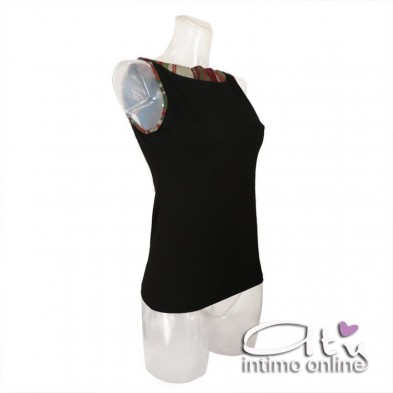 Antonella maglietta senza manica con collo luminoso 63285