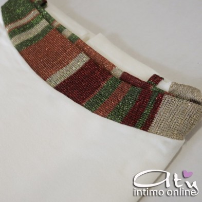 Antonella maglietta senza manica con collo luminoso 63285