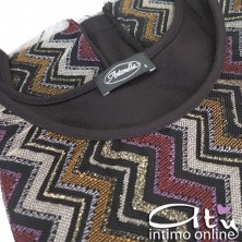 Antonella canotta semitrasparente spalla larga 63309