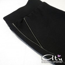 Jadea leggings inserto laterale finta pelle 4168