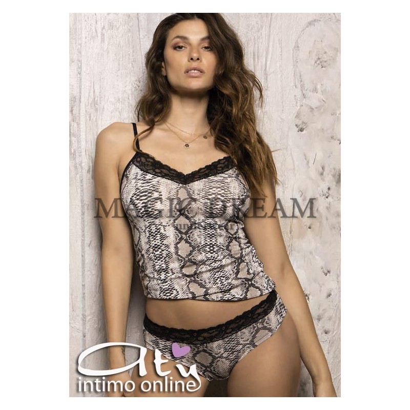 Completino intimo donna fantasia stampa pitone Magic Dream 7811