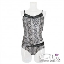 Completino intimo donna fantasia stampa pitone Magic Dream 7811