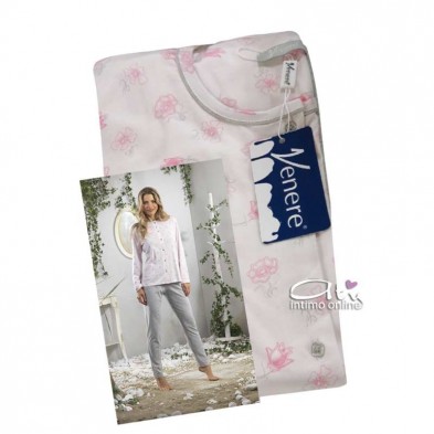 Pigiama aperto femminile confetto fiori di campo 2023 Venere