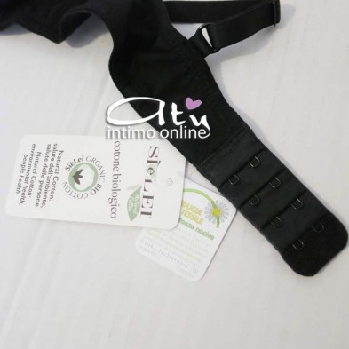 Reggiseno pushup senza ferretto SièLei 1456 100% BIO Natural Cotton