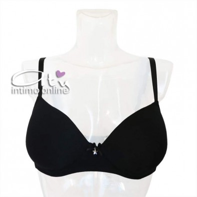 Reggiseno pushup senza ferretto SièLei 1456 100% BIO Natural Cotton