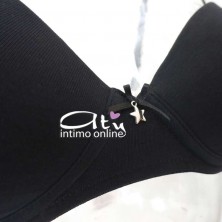 Reggiseno pushup senza ferretto SièLei 1456 100% BIO Natural Cotton