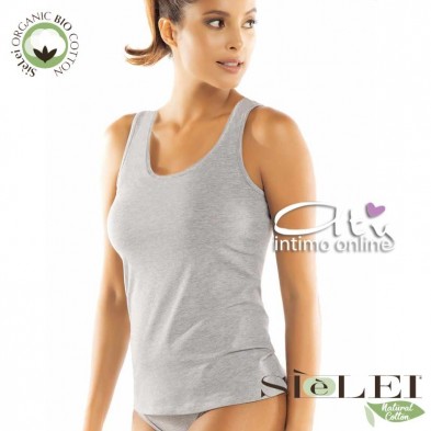 Canottiera SièLei 1438 100% BIO spalla larga da donna Natural Cotton