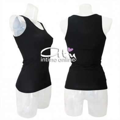 Canottiera SièLei 1438 100% BIO spalla larga da donna Natural Cotton