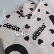Pigiama estivo da donna a cuori con short Dimensioni Danza DD20131