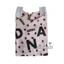 Pigiama estivo da donna a cuori con short Dimensioni Danza DD20131