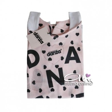 Pigiama estivo da donna a cuori con short Dimensioni Danza DD20131