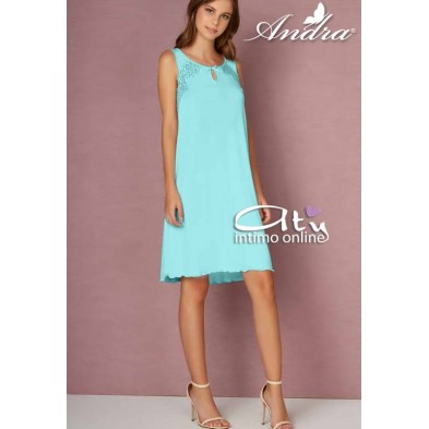 Andra Dreamwear camicia da notte spalla larga bordo bambola 8473