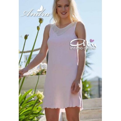 Andra Dreamwear camicia da notte femminile color acquerello 8551