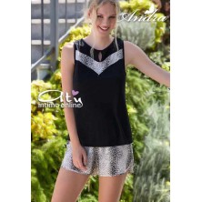 Andra Dreamwear pigiama donna jersey fresh touch con pantaloncino 8522